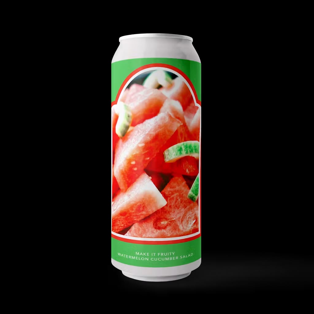 Evil Twin NYC Make it Fruity Watermelon Cucumber Salad